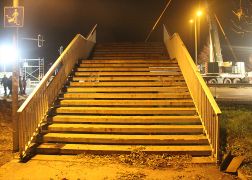 Naechtlicher Brueckenabriss In Jena 1
